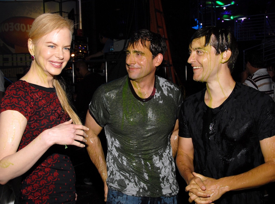 Nicole Kidman, Steve Carell, Tobey Maguire, 2007, Kids Choice Awards, Show, Slime